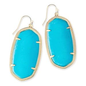Kendra Scott Danielle Turquoise drop earrings